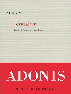 cover image of Jérusalem